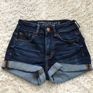 Denim blue shorts